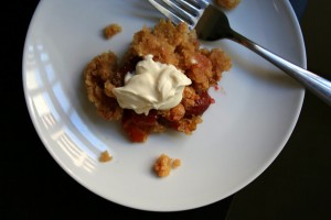 @LifeWithAWhisk takes on Orangette's irresistible Plum Crumble